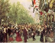 Adolph von Menzel, William I Departs for the Front, July 31, 1870